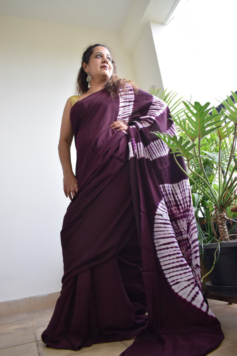 Modal Silk Plain Saree