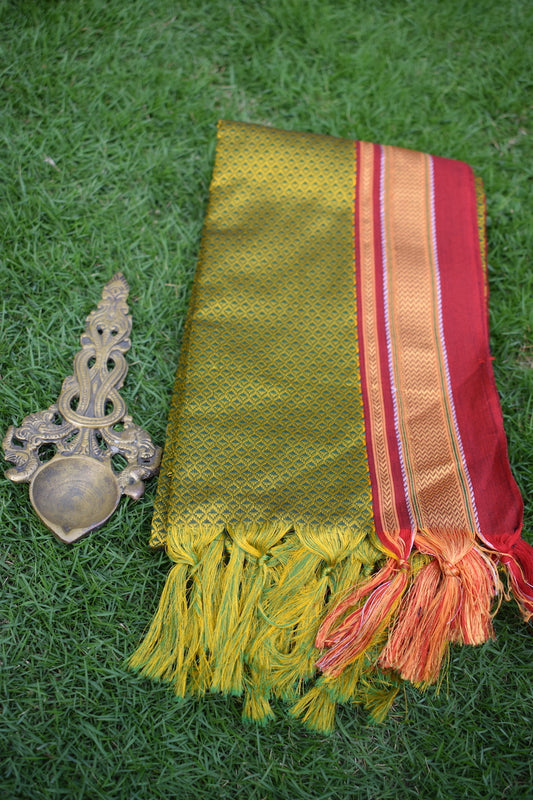 Golden Yellow Khun Dupatta