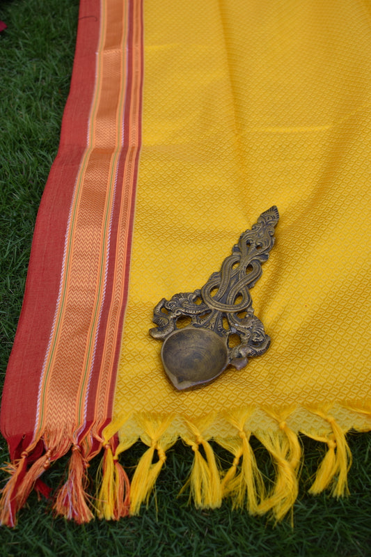 Yellow Khun Dupatta