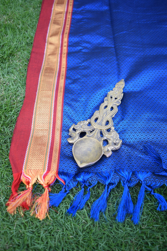 Royal Blue Khun Dupatta