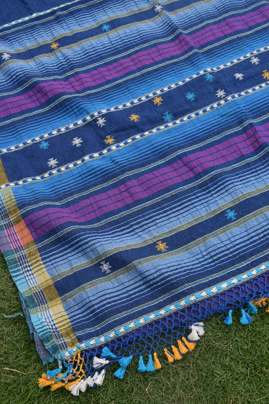 Blue Bujodi Kala Cotton Saree