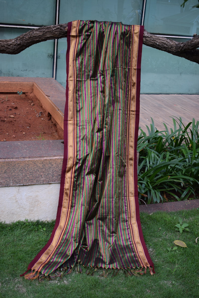 Green Lines Khun Dupatta