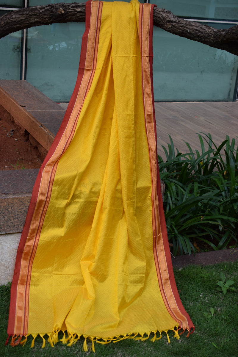 Yellow Khun Dupatta