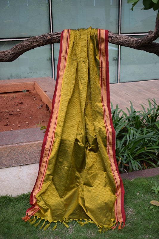 Golden Yellow Khun Dupatta