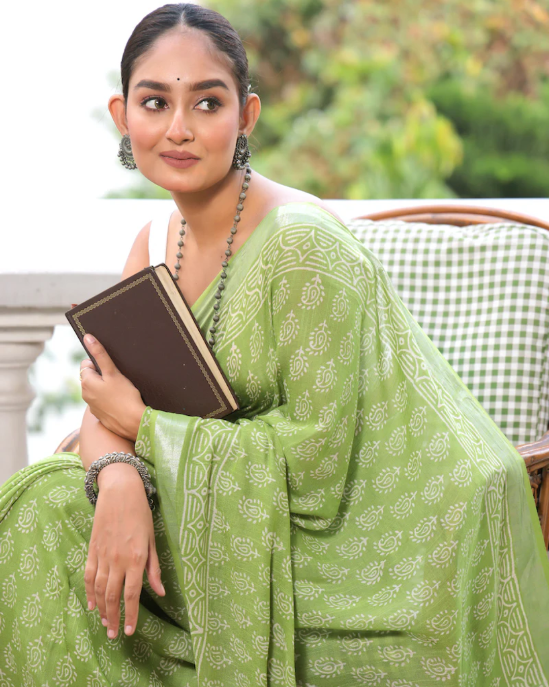 Linen Saree