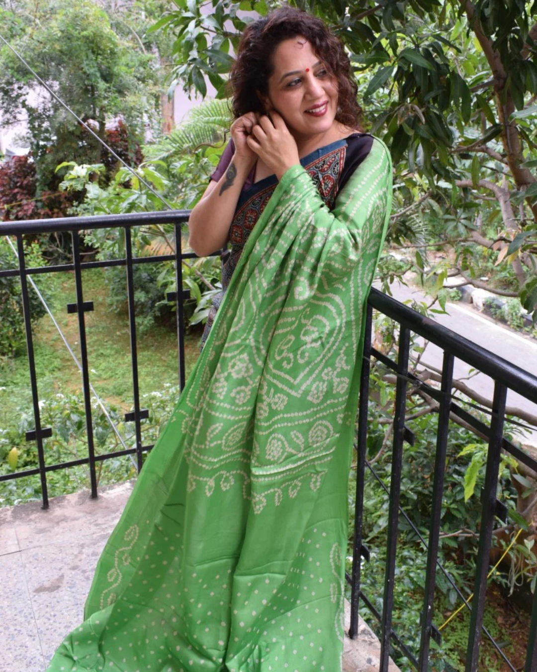 Ajrakh Sarees