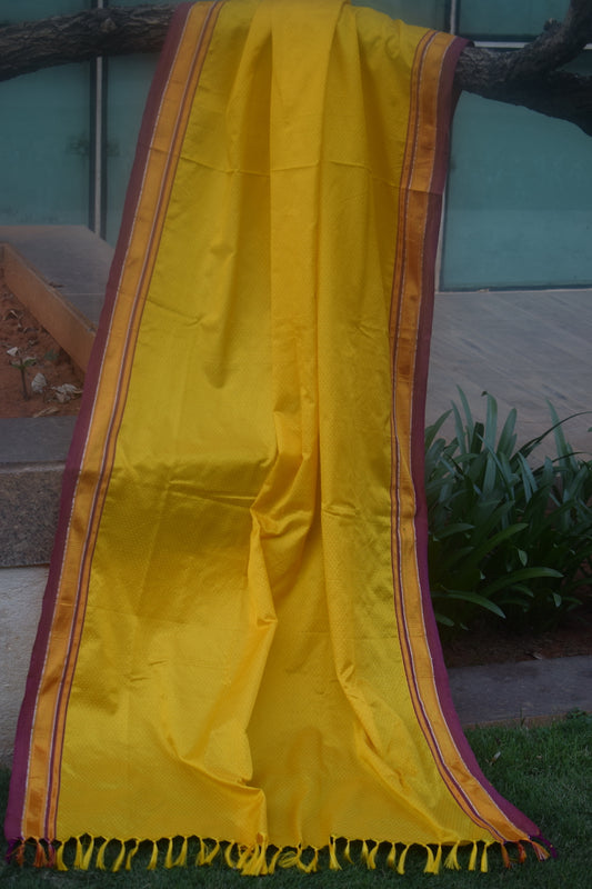 Canary Yellow Khun Dupatta