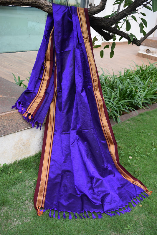 Purple Khun Dupatta