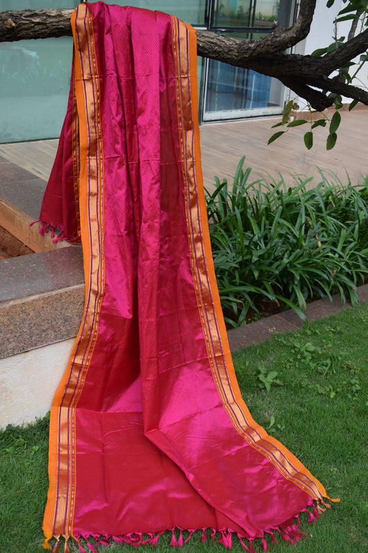 Rani Pink Khun Dupatta