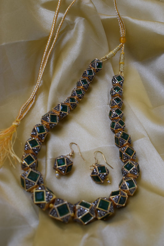 Green Designer Beads Set