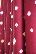 Load image into Gallery viewer, Burgandy Modal Silk Bandhani Saree
