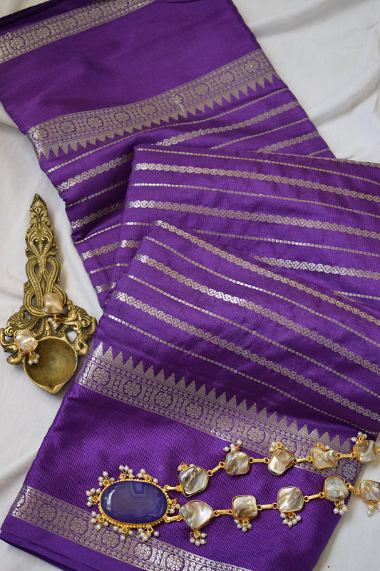 Nerale - Buy Benarasi Katan Warm Silk Saree  & Get Jewellery Free