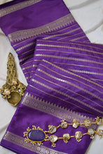 Load image into Gallery viewer, Nerale - Buy Benarasi Katan Warm Silk Saree  &amp; Get Jewellery Free
