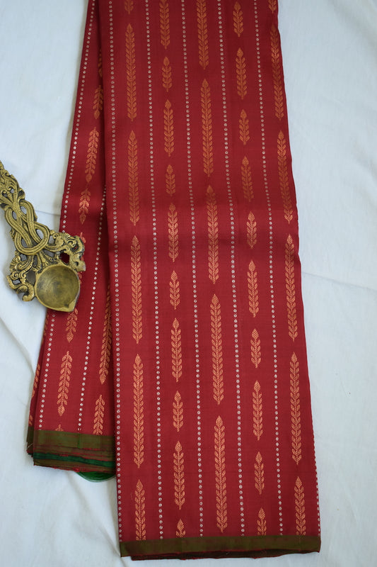 Red Kanjeevaram Silk Saree