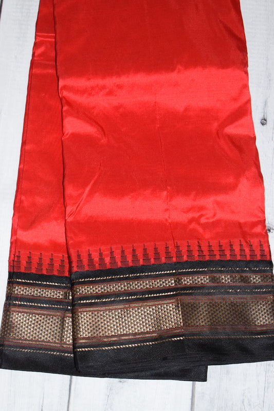 Red Ilkal Silk Saree