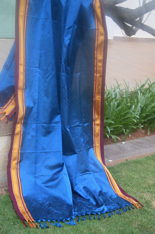 Royal Blue Khun Dupatta