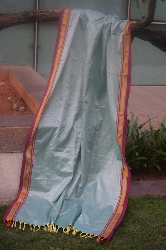 Sea Foam Khun Dupatta