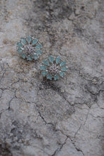 Load image into Gallery viewer, Sea Foam American Diamond Studs
