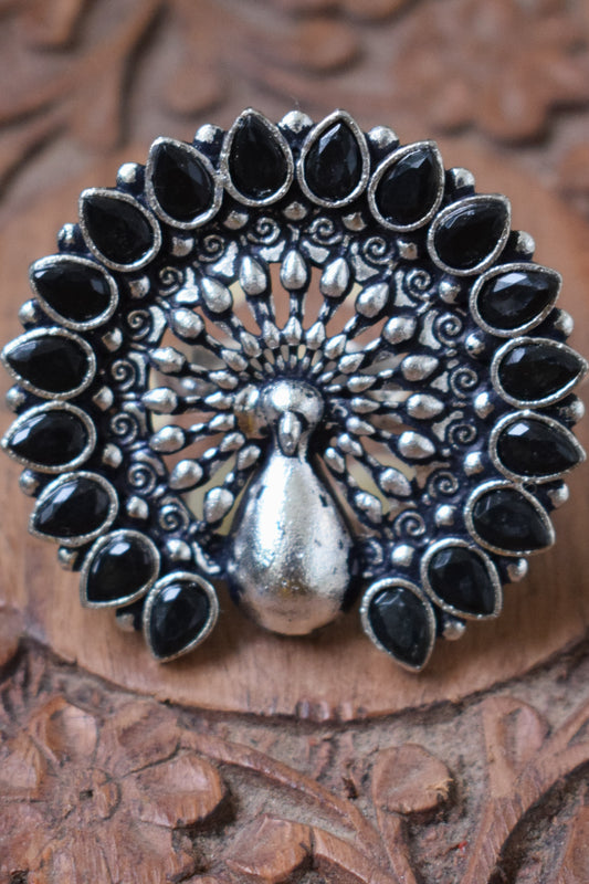 Peacock Finger Ring