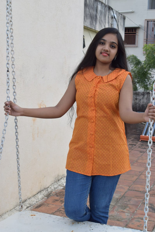 Cotton Jacquard Tunic