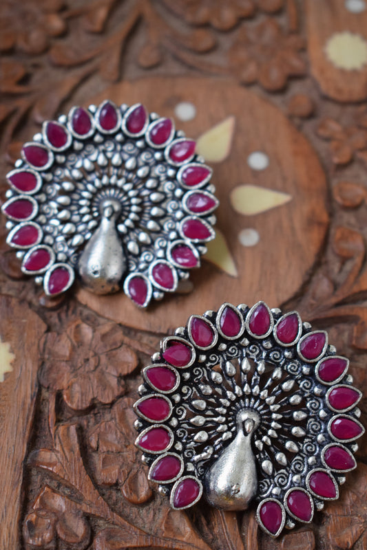 Peacock Studs